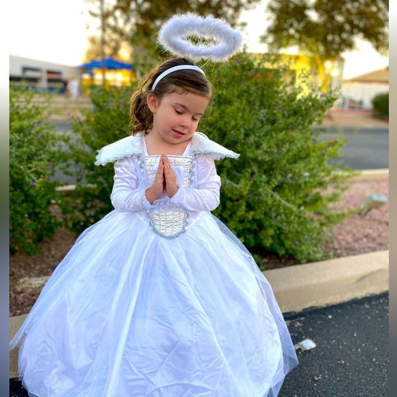 Halloween Children’s Angel Fairy Costume 3/4yr - Picture 1 of 12